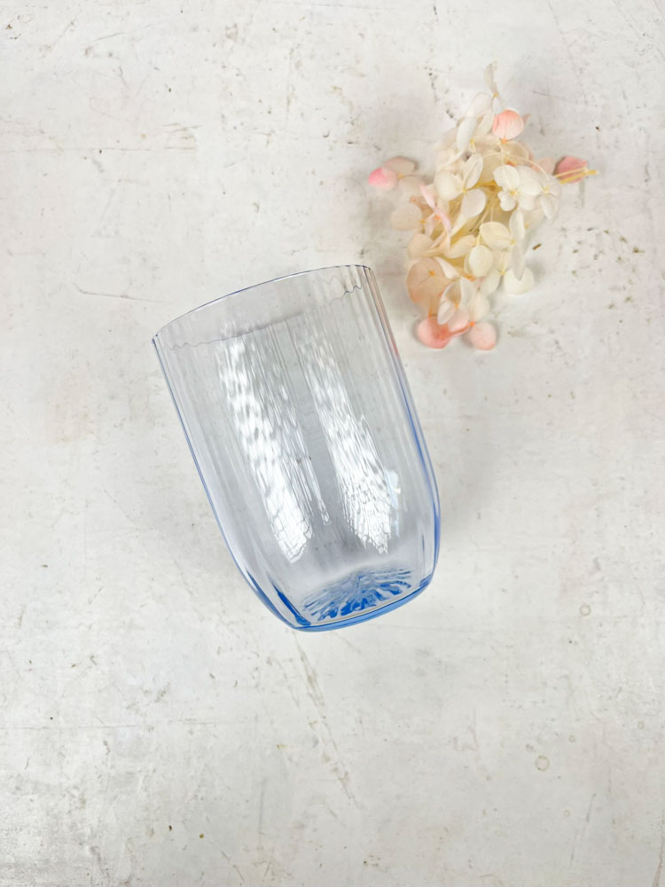 Anna von Lipa Bambusglas in Babyblau, Wasserglas und Trinkglas