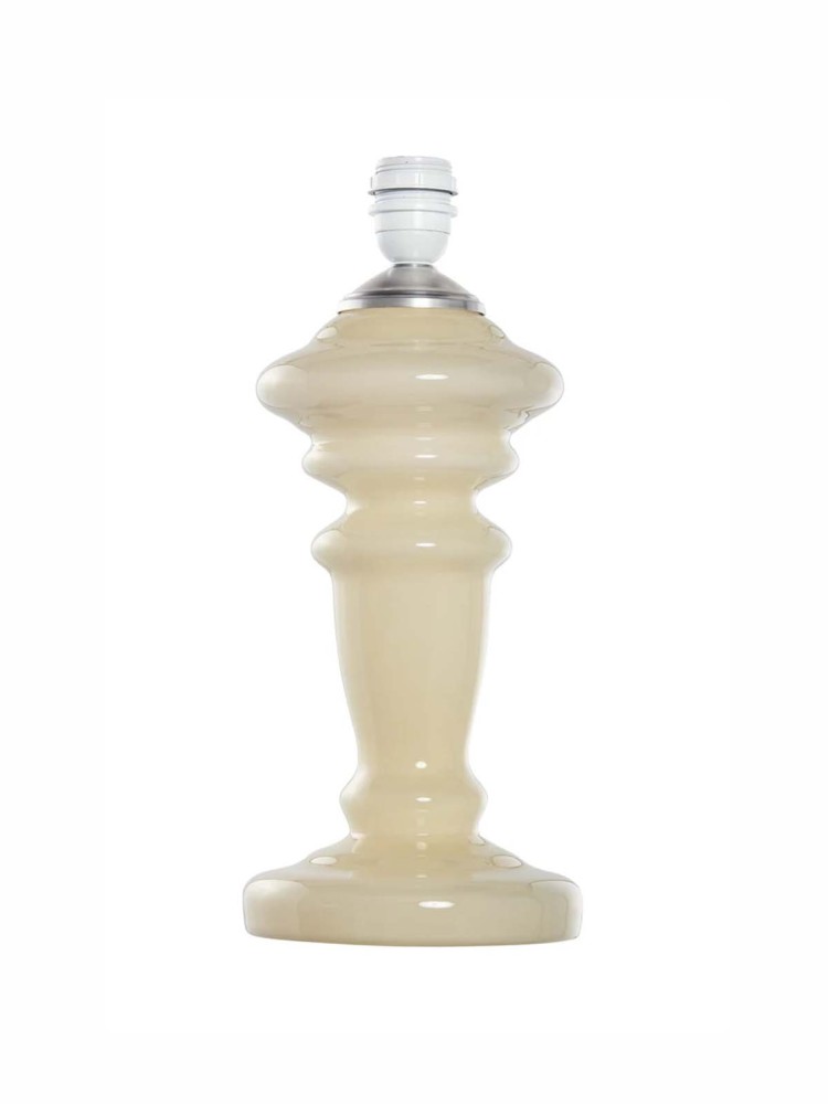 rosa Rosenlampen in mundgeblasenem Glas Tischlampe in schönen Pastell.