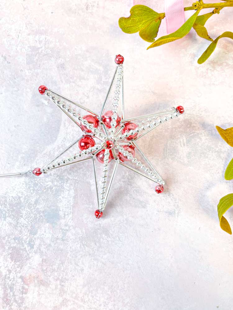 Weihnachtsstern im mundgeblasenen Glas rautius - Remix von Sofie