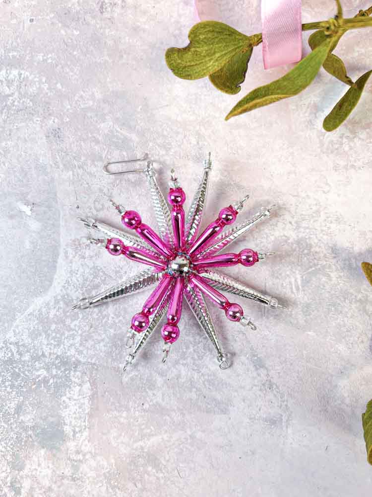Weihnachtsstern im mundgeblasenen Glas rautius - Remix von Sofie