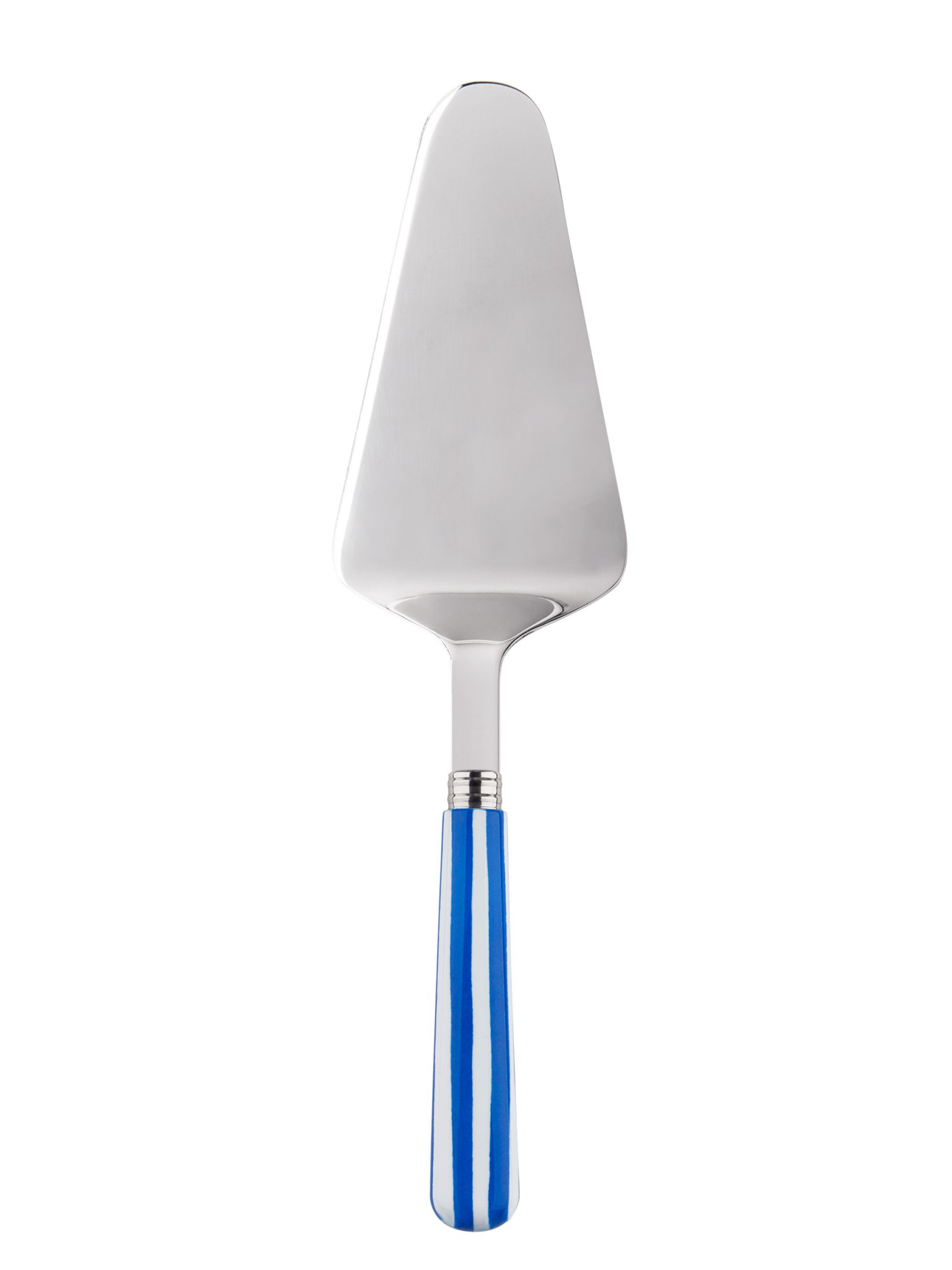 sabre - made in France und handgemachte Kuchenschalen mit blauen Streifen