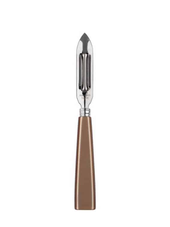 Remix von Sofie, Säbel, französisches Besteck, französisches Design, Besteck, Küche, Tischplatte, Peeler, Karottenschäler, Kartoffelschäler, Gemüseschäler