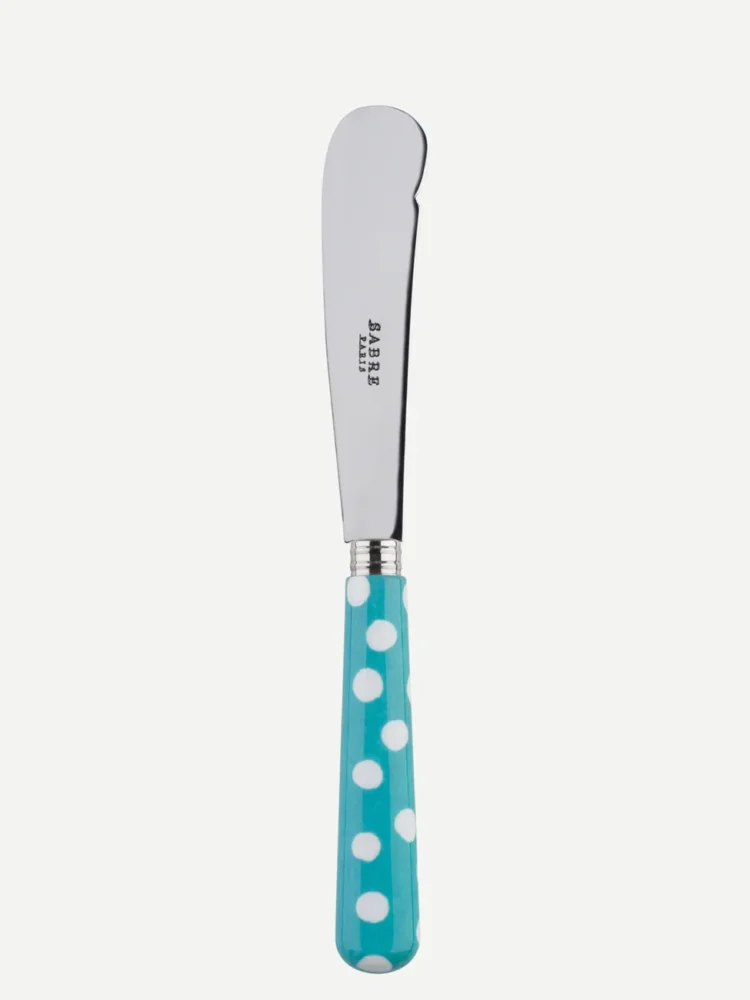 Säbelbuttermesser mit Punkten