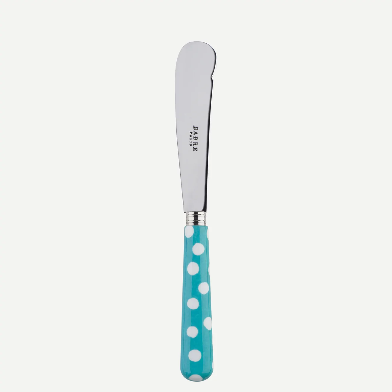 Säbelbuttermesser mit Punkten
