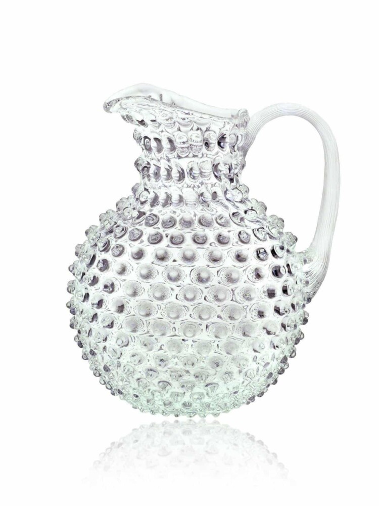 Krüge in Kristall, Krüge in klarem anna von lipa glass, anna von lipa jug, anna von lipa igel jug, igel jug, igel jug, hebenglas, igel glas jag, igel jug in 2 Liter.
