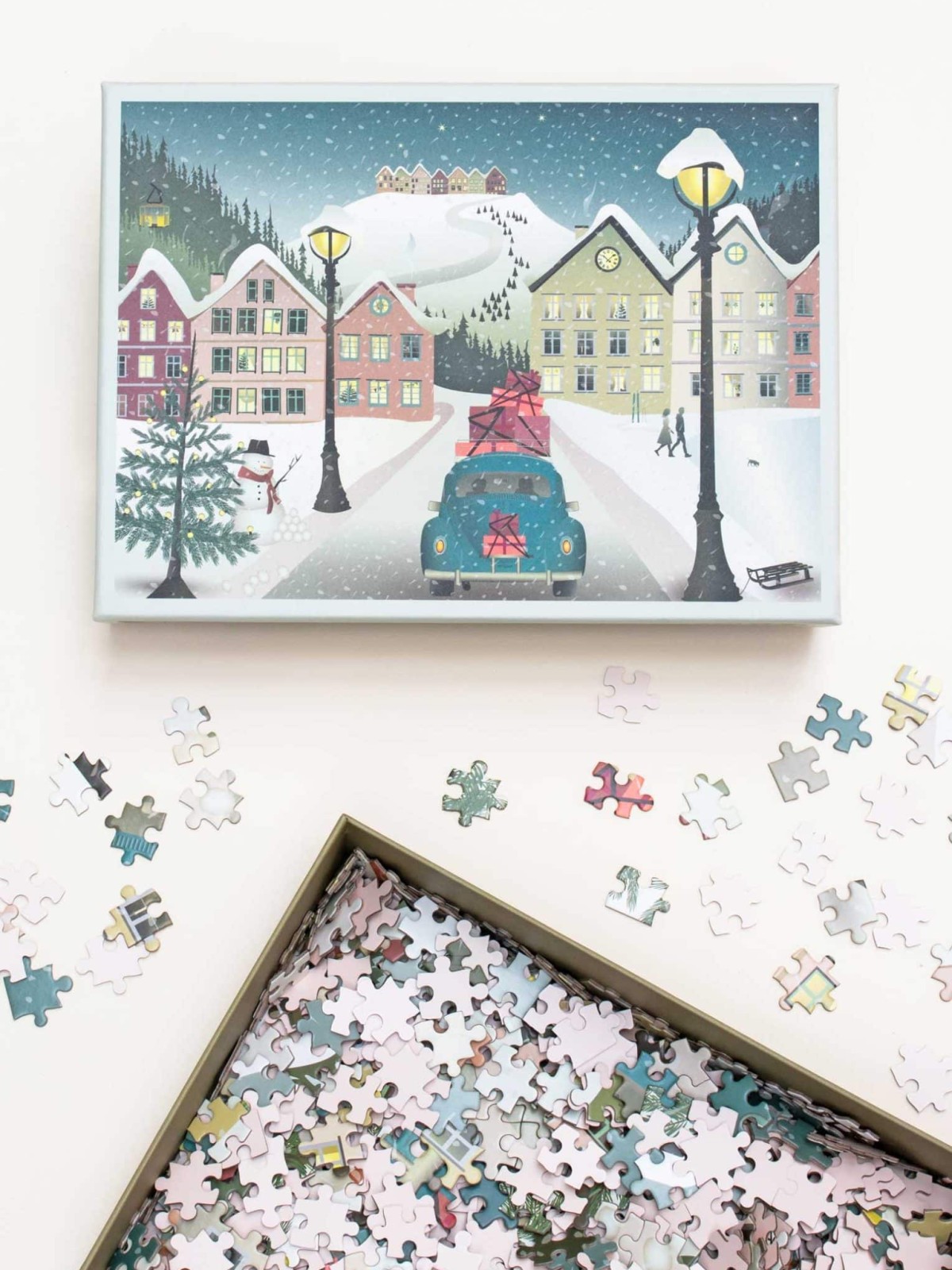 Remix von Sofie, einige Vasen, Rätsel, Hobby 1000 Stücke, rundes Puzzle, Geschenkidee, Menschengeschenk,