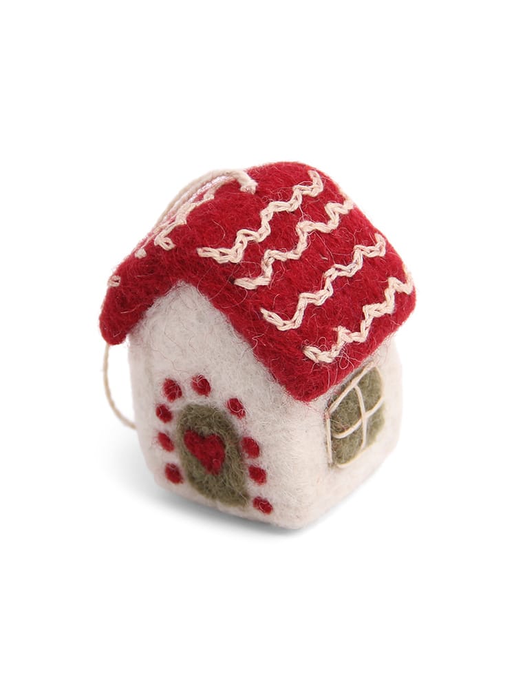 Remix von Sofie, ein gritty, Filz Weihnachtsschmuck, Filzschmuck, Filz, Fair Trade, Filz aus Nepal.