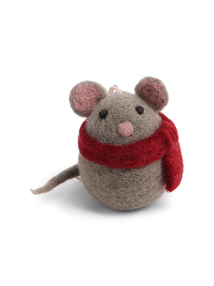 Remix von Sofie, ein gritty, Filz Weihnachtsschmuck, Filzschmuck, Filz, Fair Trade, Filz aus Nepal.