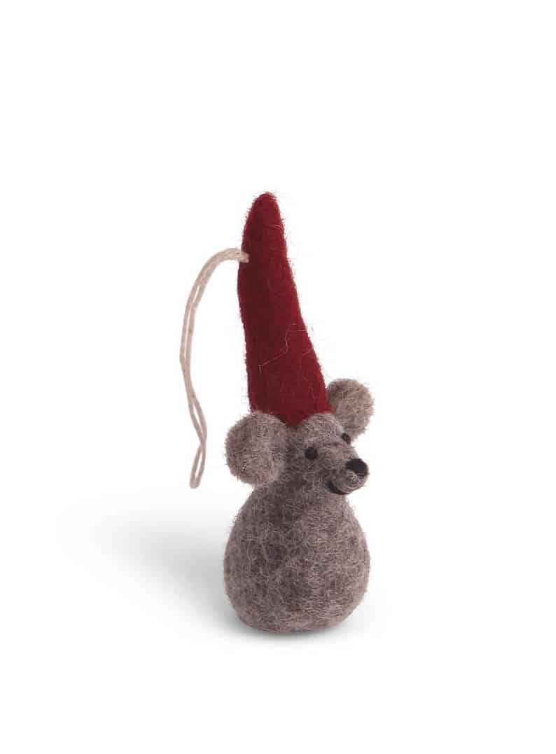 Remix von Sofie, Gry & Sif, Gry & Sif, Weihnachtsdekorationen, Weihnachtsschmuck in Filz, Filzverzierungen, Filzverzierungen, Filzverzierungen, Mäuse in Filz