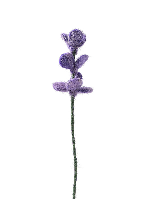 Remix von Sofie, aveva, Filz, Filzverzierungen, Osterverzierungen, Bio-Wolle, neue Eifer und, endlose Blume, Filzblume, Filzblumen, Lavendel.