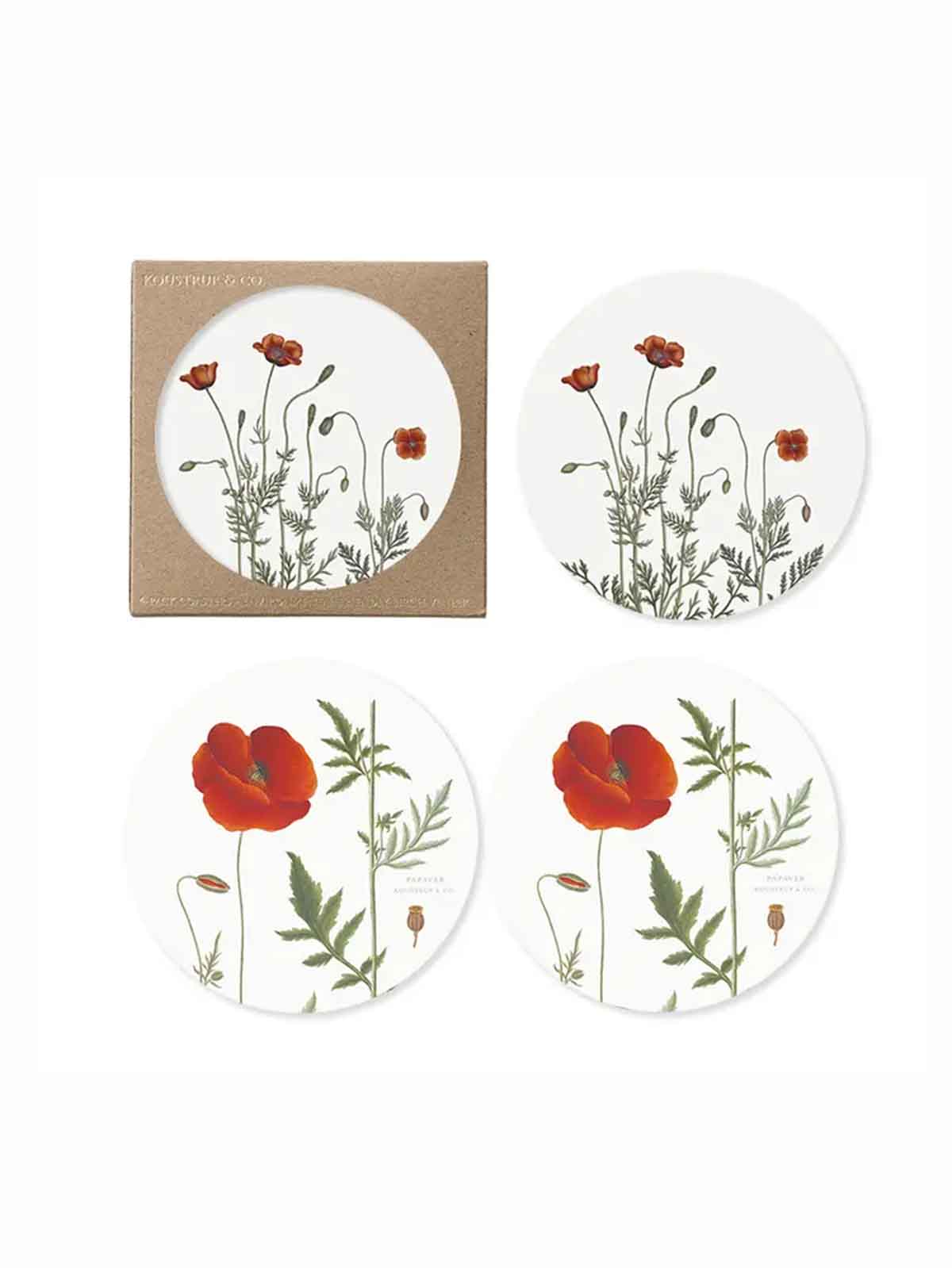 Tischdecken, Mohn, Coustrup,