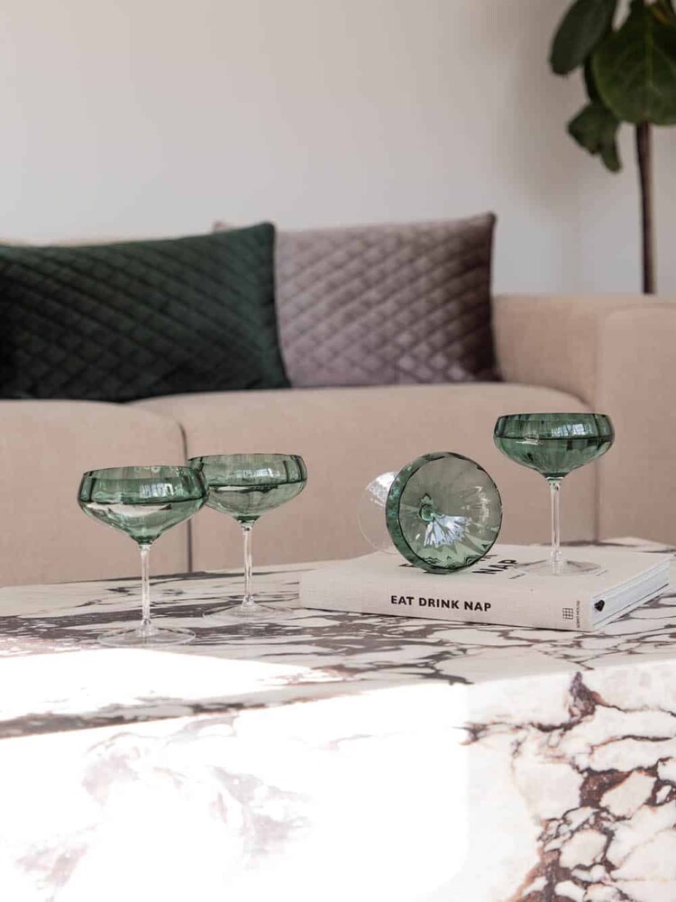 Champagnerschale, Champagnerglas, Wiesenspektrum, Champagnerglas, Champagnerschale, Champagnergläser, Remix von Sofie, Partygläser, Champagnerschalen.