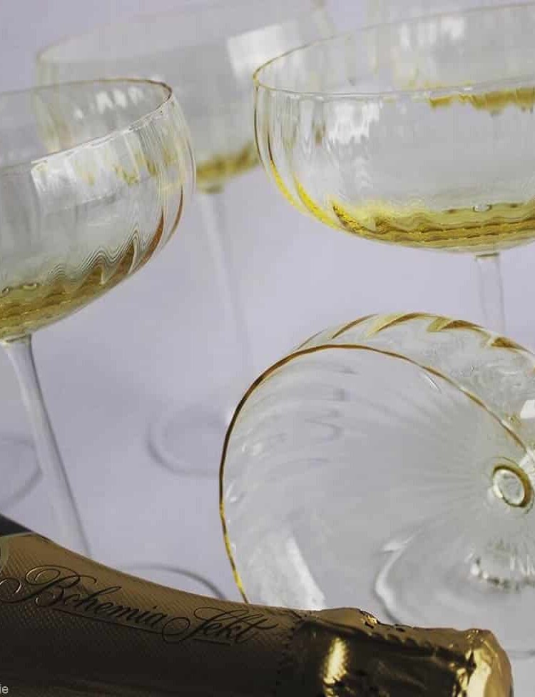 Champagnerschale Limonade in gelb mit anna von lipa
