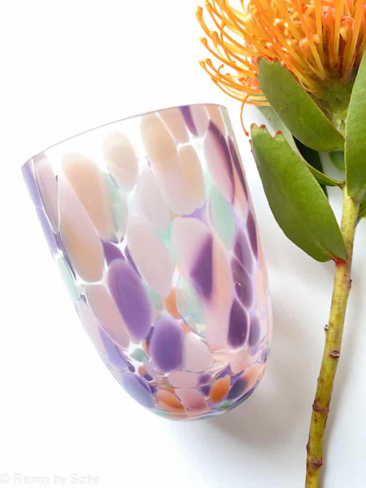 Wasserglas, anna von lipa mix & match, Tumbler, Wasserglas, Trinkglas, Trinkglas, farbiges Glas, Remix von sofie, anna von lipa glass, anna von lipa retailer, Bohemiaglas, Mundglas, Konfettiglas, Spritzer Glas, Tischbezug, Spritzglas, anna von lipa Händler, Tischbezug