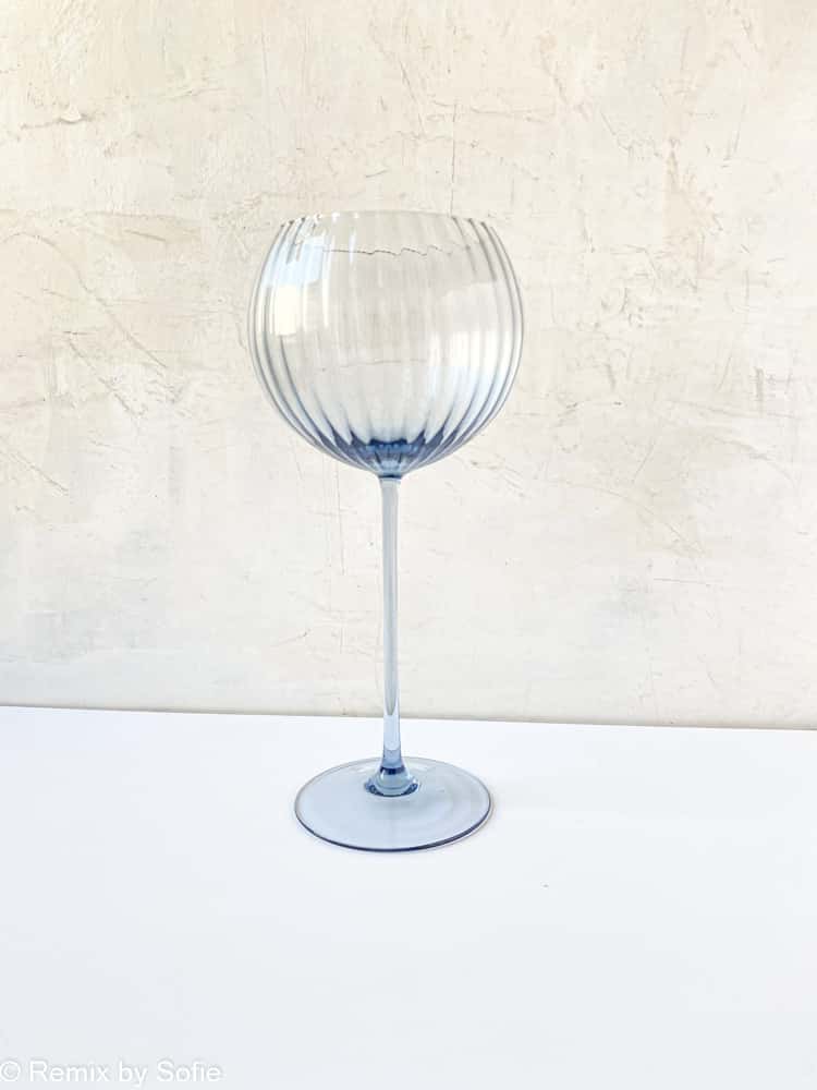 Lion Rotwein Glas in blauer Rauch, Weinglas, handgeblasen, Glas, Remix von sofie,anna von lipa Weinglas, Rotweinglas, Weinglas, Mundgeblasenes Weinglas, Lion Weinglas, anna von lipa Glas