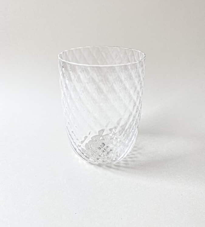 Harlekin klar, Mix und Matchglas, anna von lipa glass, anna von lipa retailer, Tischaufstellung, Mundglas, Bohemianglas, Remix von Sofie, Wasserglas, Trinkglas