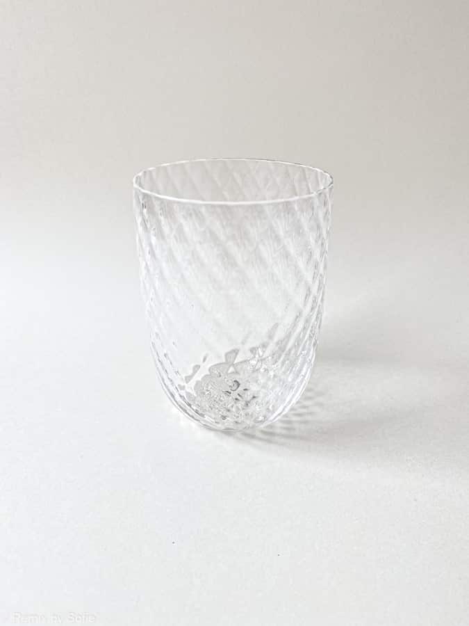 Harlekin klar, Mix und Matchglas, anna von lipa glass, anna von lipa retailer, Tischaufstellung, Mundglas, Bohemianglas, Remix von Sofie, Wasserglas, Trinkglas