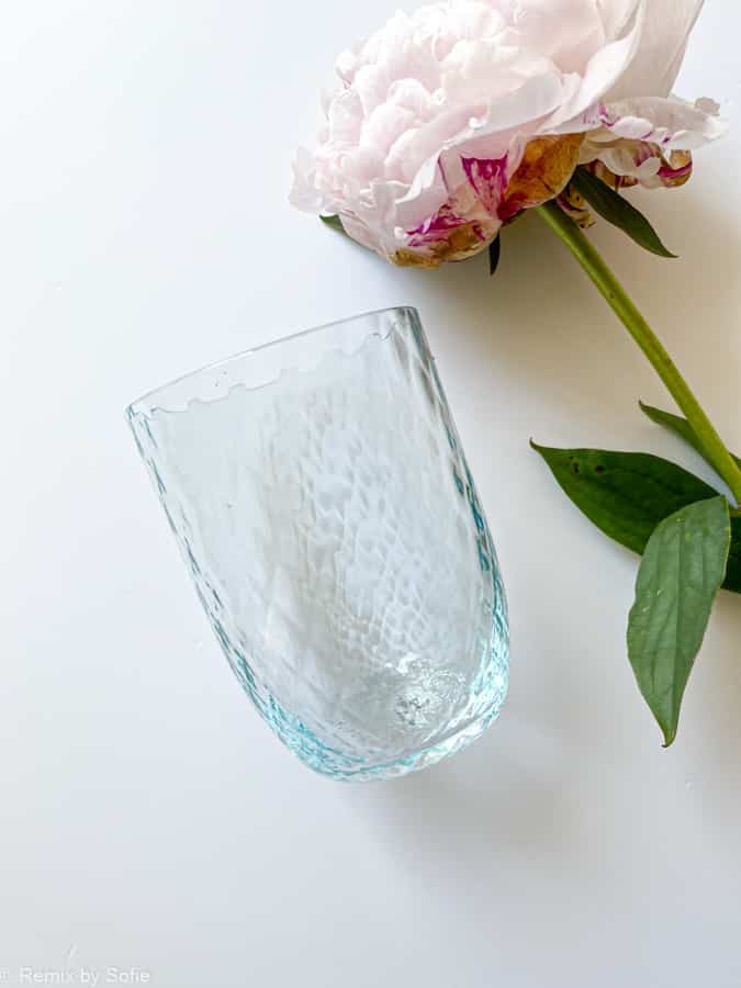 Harlekin Glas Licht Aqua