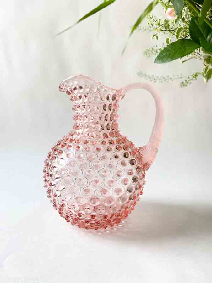 Kanister im Igelglas 2 Liter - rosa