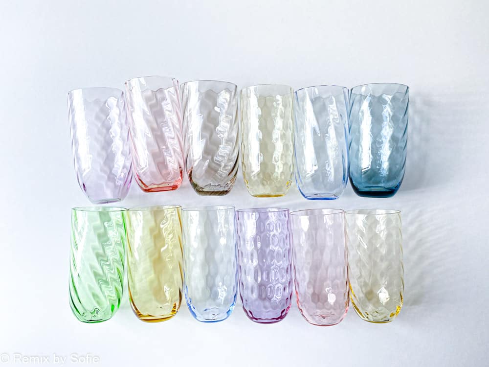 Longdrink wirbeln lila, anna von lipa glass, anna lipa retailer, Glasmalerei, mundgeblasenes Glas, Glas trinken, Glas trinken, Longdrink, Glas trinken, großes Wasserglas,