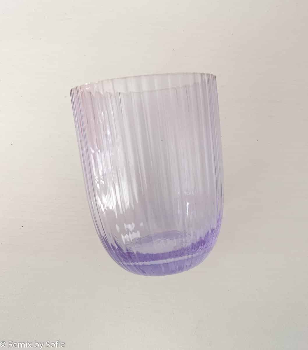 Anna von Lipa Mix & Match, Schwanenglas, Wawe Glas, Harlekin Glas, Tumbler, Wasserglas, Trinkglas, Trinkglas.