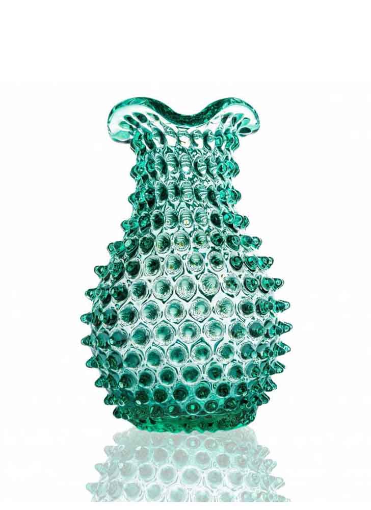 blonde Vase, laze Vase, anna von lipa, remix von Sophie, anna von lipa Glas, mundgeblasenes Glas, handgeblasenes Glas, Glas, Glasmalerei,