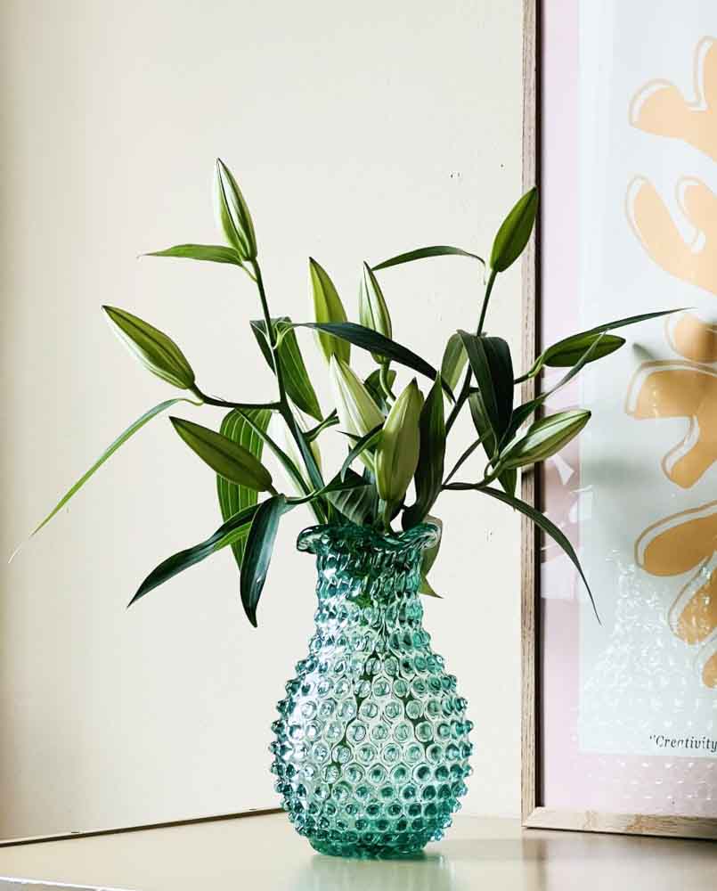 blonde Vase aus Porkupinglas, laze Vase, anna von lipa, Remix von Sofie, anna von lipa glass, mundgeblasenes Glas, handgeblasenes Glas, Glas, Glasmalerei,