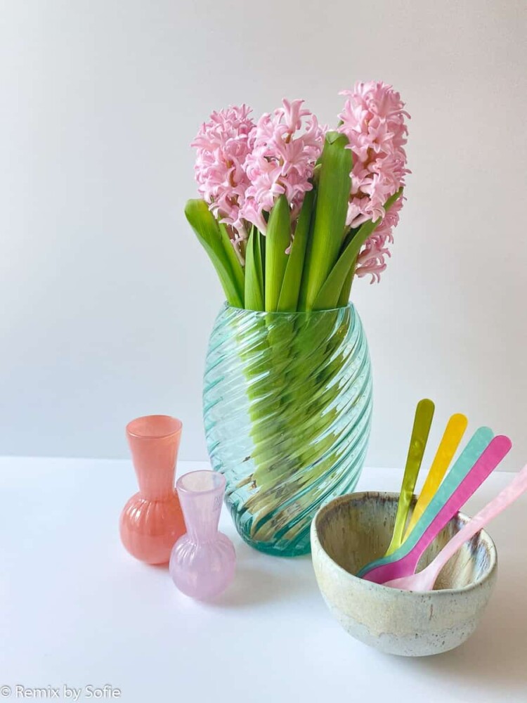 Remix von Sofia, Anna von Lipa, Anna von Lipa Vase, Anna von Lipa Glas, Mundglas, Ellipse Vase, Blumenvase, Glasmalerei,