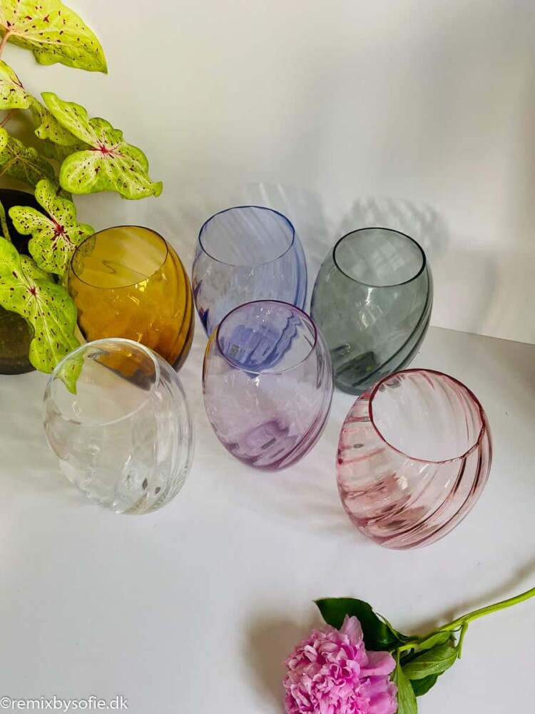 Wirlvase, handgeblasene Vase, Wirlvase, Anna von Lipavase, Vase, Blumenvase,