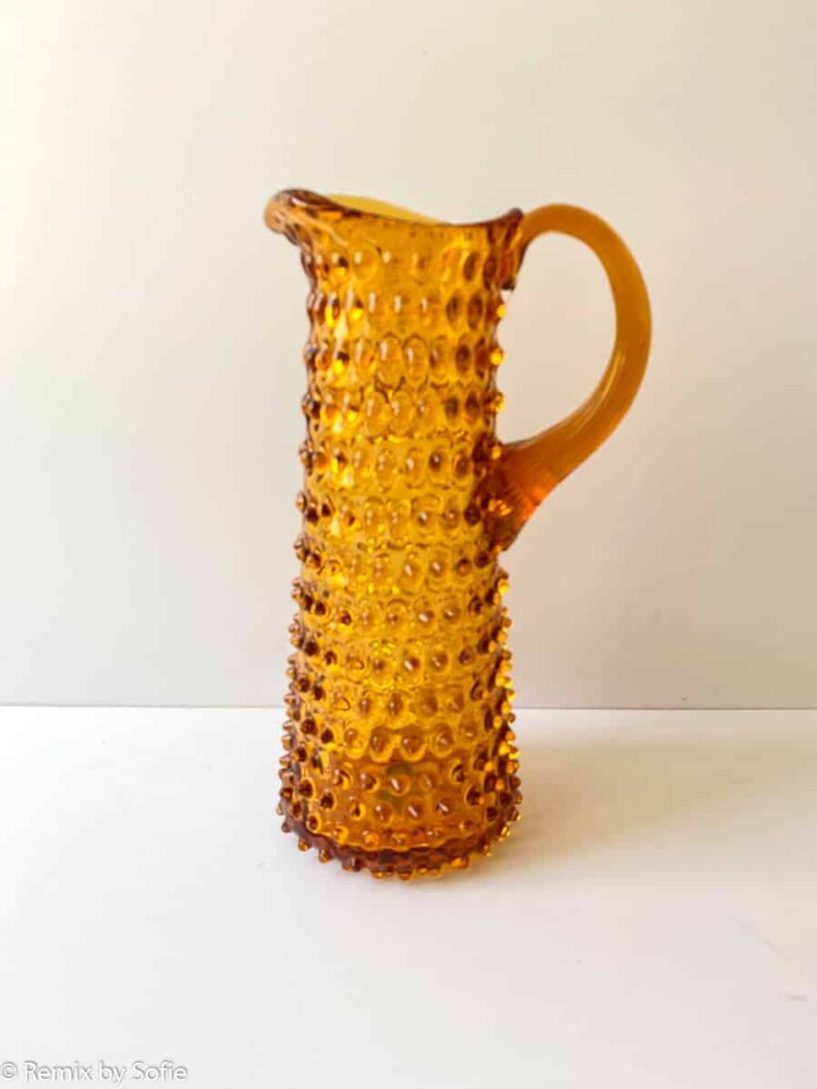 anna von lipa, Igelglas, Igelkrug, Igelkrug, Hochkrug, anna von lipa pitcher, Krug in Igelglas, Gießkrug, Krug für Wasser