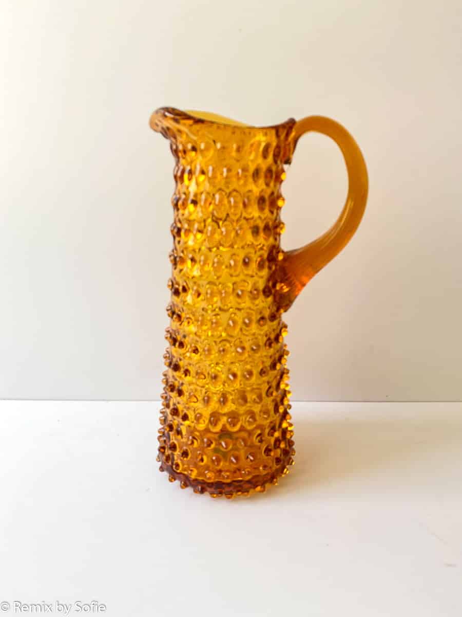 anna von lipa, Igelglas, Igelkrug, Igelkrug, Hochkrug, anna von lipa pitcher, Krug in Igelglas, Gießkrug, Krug für Wasser