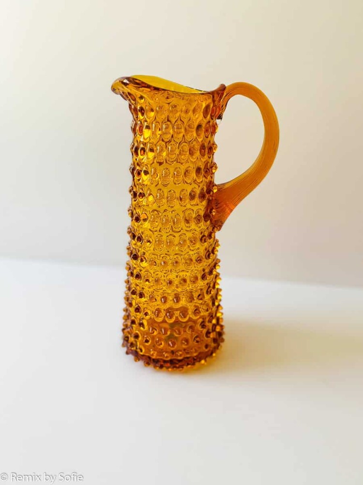 anna von lipa, Igelglas, Igelkrug, Igelkrug, Hochkrug, anna von lipa pitcher, Krug in Igelglas, Gießkrug, Krug für Wasser