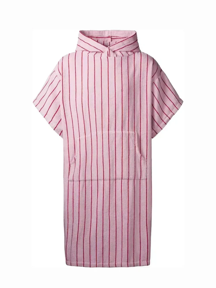 Kapuzenpullover in rosa mit rosa Streifen Bongusta