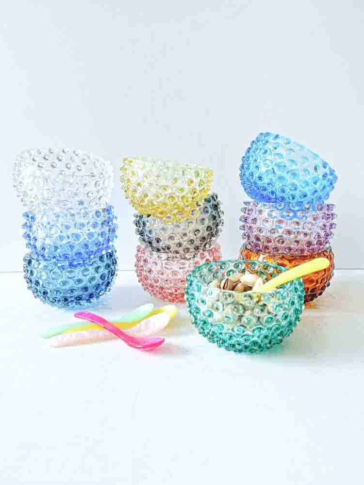 Anna von lipa, Anna von lipa glass, Anna von lipa porcupine glass, tapas bowl, tapas bowl, bowl, porcupine bowl, imbissschale, glasschüssel, tapas bowl, remix by sofie, interior design