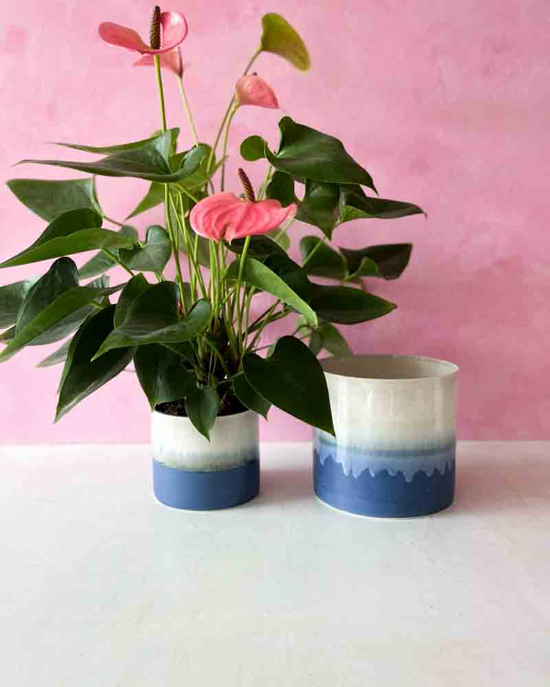 Kräutertopf aus Glasbläser und Keramikerin Lena Pedersen.