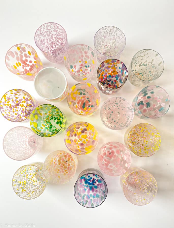 Anna von Lipa confetti und Spritzglas
