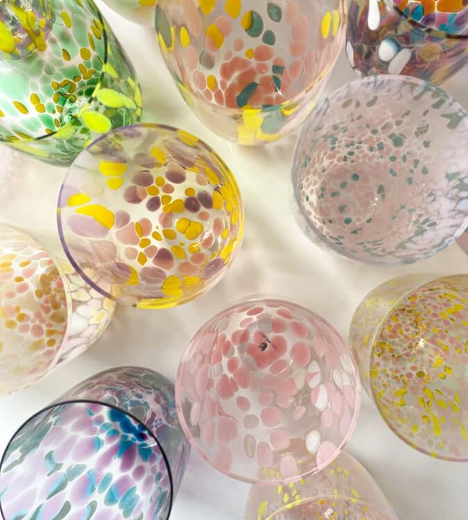 Anna von Lipa confetti und Spritzglas