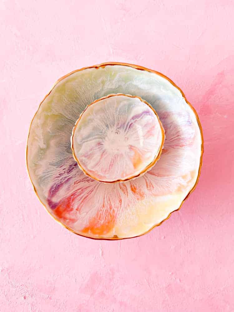 große Schmuckschale, große Schmuckschale, kleine Schmuckschale, Schüssel in Porzellan, Schale in Pastellfarben, cremige von mirabella, Remix von Sofie,