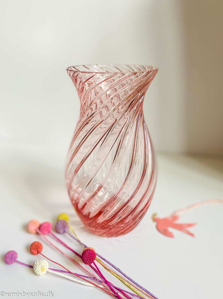 Anna von Lipa wirbeln Vase oslo rosa rosa