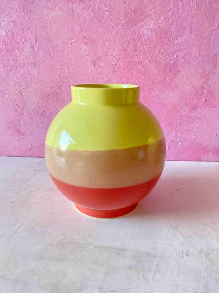 Keramikvase - große Kugelvase