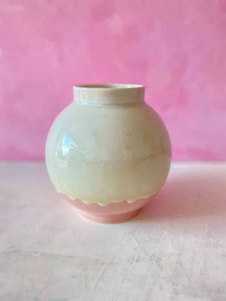 lena pedersen Keramik, Keramikvase, Keramik Blumentopf, Vase in Keramik, Vase in Porzellan, Vase in Farbstoffen, Kristallglasur, Vase, Blumenvase, Keramikvase