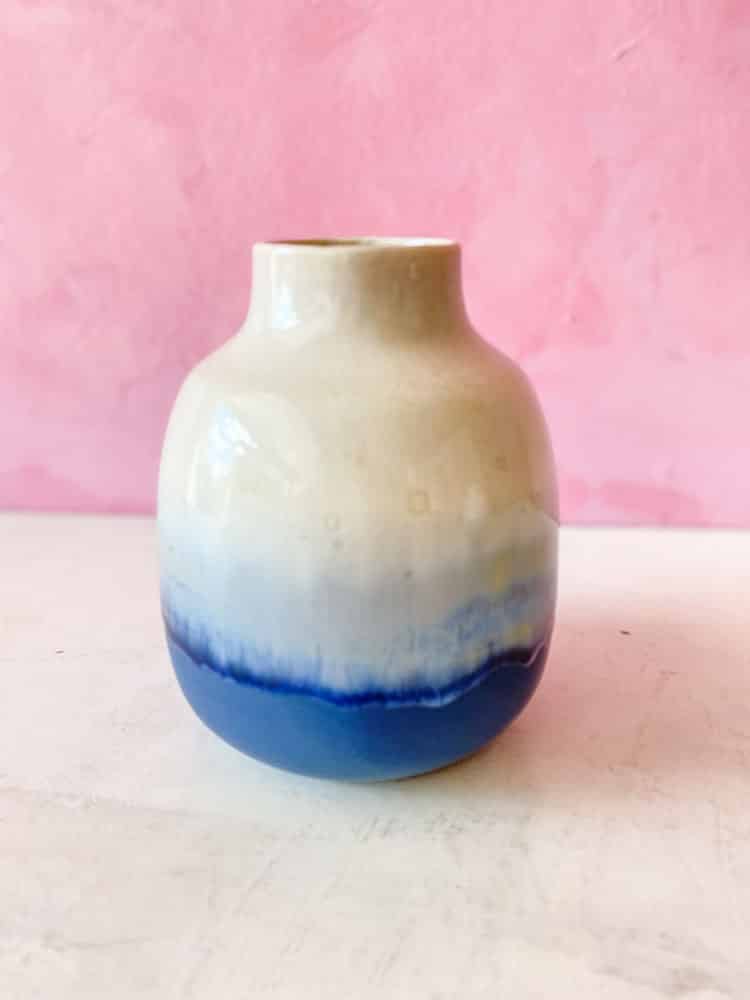 lena pedersen Keramik, Keramikvase, Keramik Blumentopf, Vase in Keramik, Vase in Porzellan, Vase in Farbstoffen, Kristallglasur, Vase, Blumenvase, Keramikvase