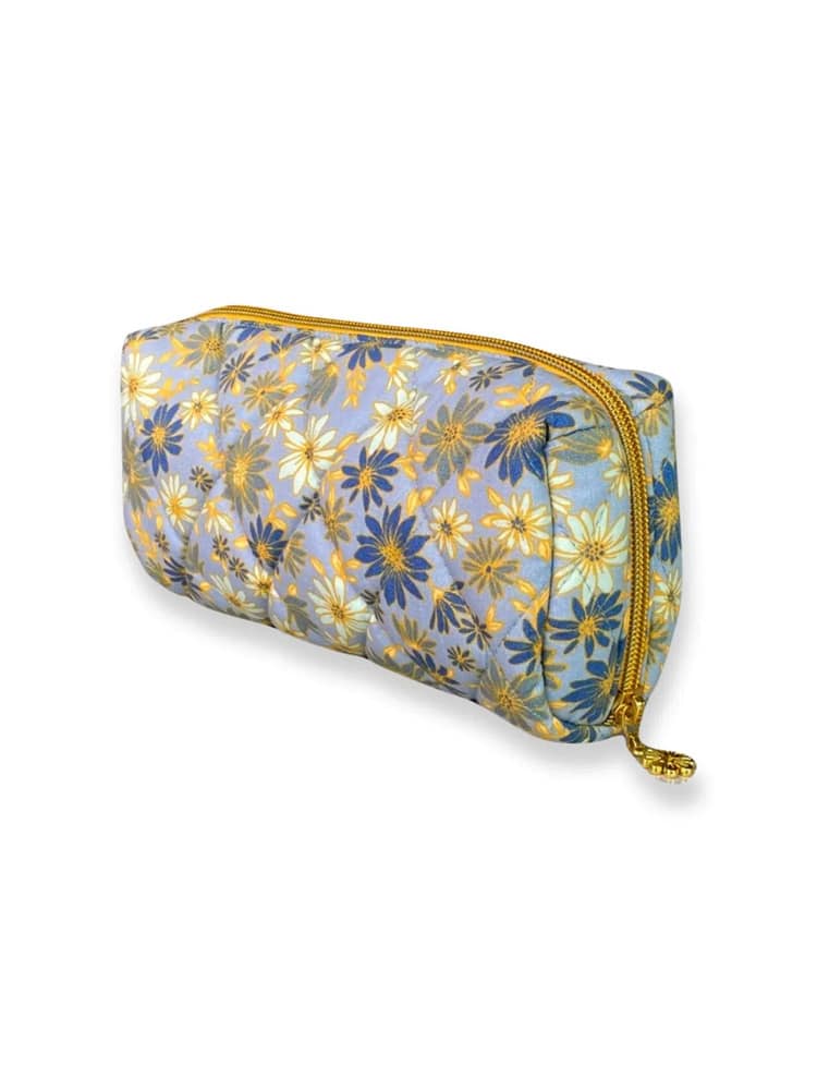 Remix von Sofie, Mitomito, Beauty, Blumendruck, gesteppte Make-up-Tasche, Make-up-Tasche, Make-up-Tasche mit Blumendruck.