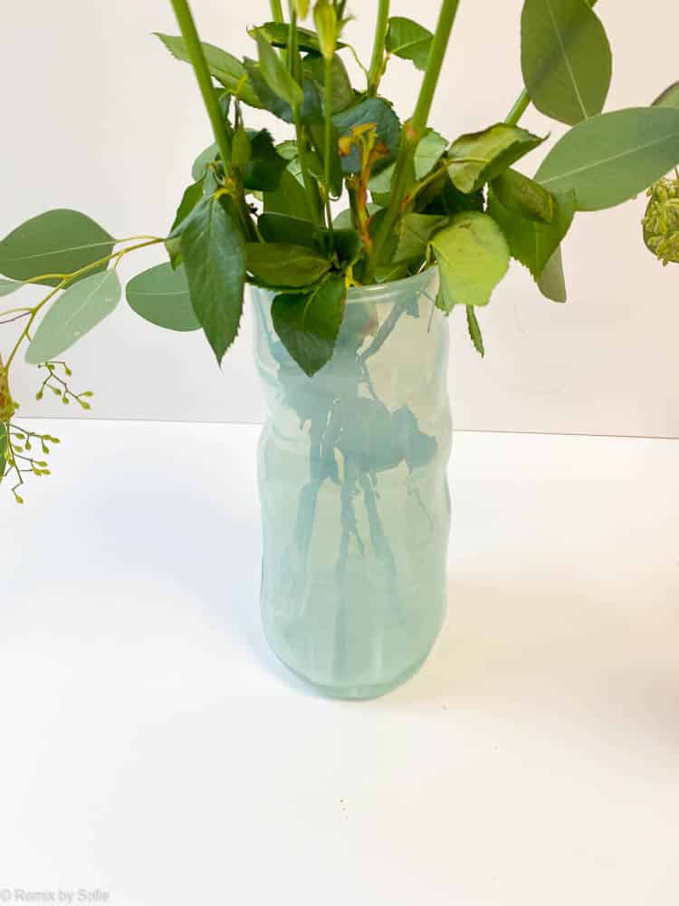 Marie Retpen Vase, Vasen, Blumenvase, mundgeblasenes Glas, mundgeblasene Blumenvase, Lockenvase, Vase in organischer Form,