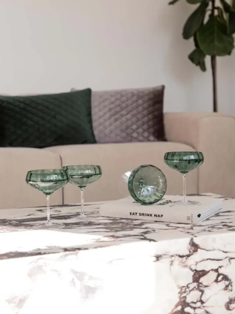 Champagnerschale, Champagnerglas, Wiesenspektrum, Champagnerglas, Champagnerschale, Champagnergläser, Remix von Sofie, Partygläser, Champagnerschalen.