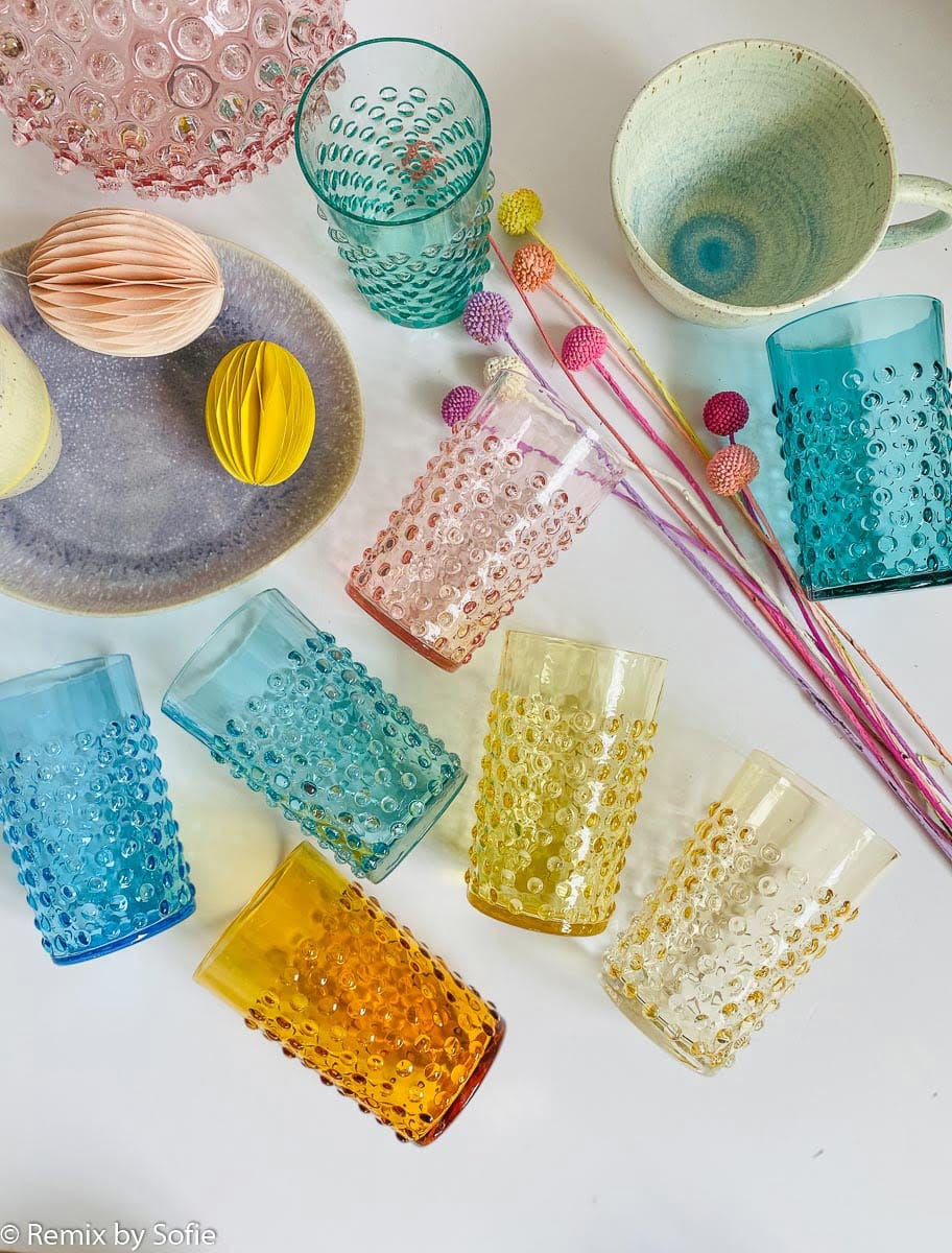 anna von lipa, anna von lipa porcupine glass, porcupine glass, wasserglas, trinkglas, porcupine glass.