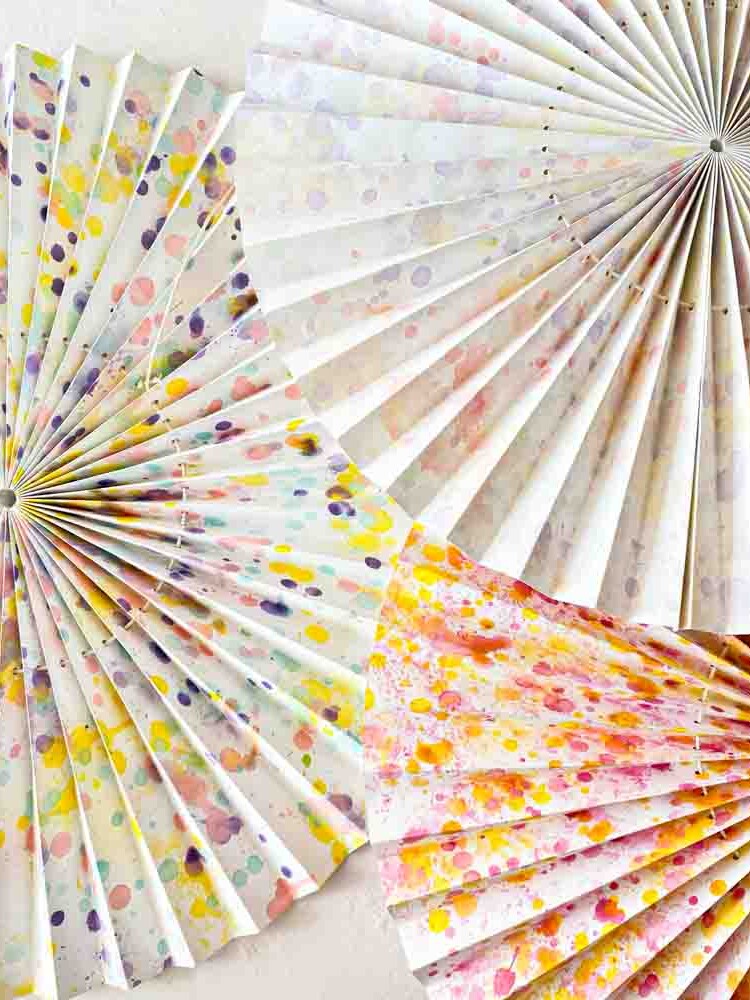 handgefertigter Lampenschirm, gefalteter Lampenschirm, Lampenschirm aus rosa Rosenlampen, Remix von Sofia, Spritzlampenschirme.