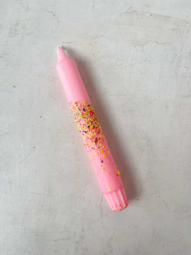 Kerzen, Kerzen, Kronenkerzen, farbige Kerzen, handgetauchte Kerzen, Kerzen mit vielen Farben, Tischbezug, Remix von Sofia, Ahnelight, Indoor-Spaß,