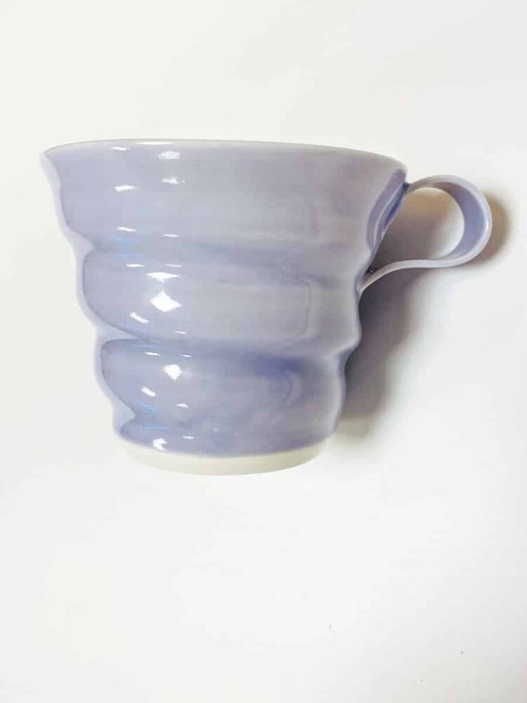 rikke maglesen Keramik, Porzellantasse, Kaffeetasse, Tasse, pastellfarbene Tasse, Kaffeetasse, Teetasse.