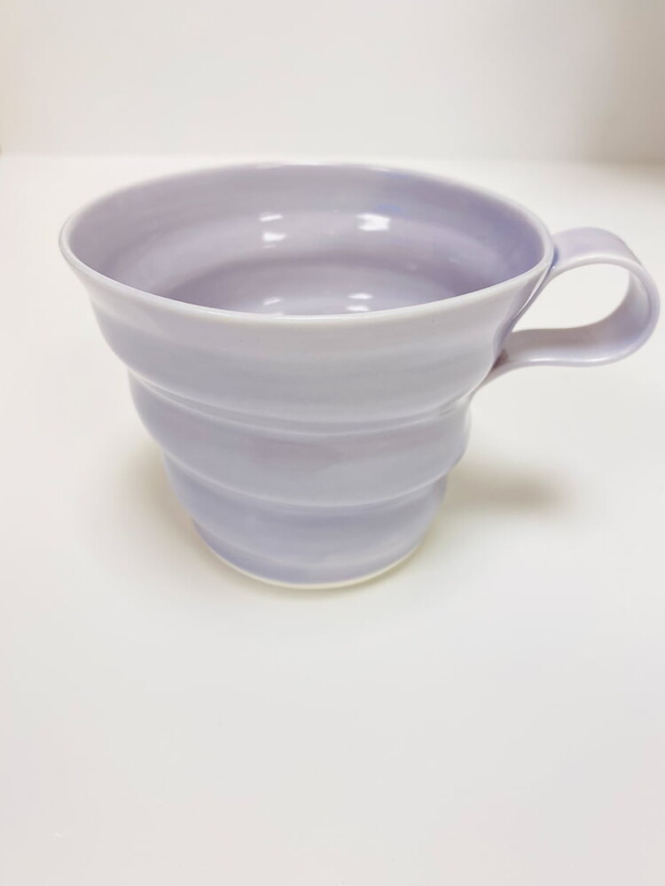 rikke maglesen Keramik, Porzellantasse, Kaffeetasse, Tasse, pastellfarbene Tasse, Kaffeetasse, Teetasse.